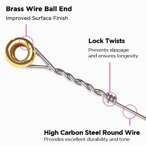 Bronze sales phosphor strings